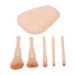 Makeup Brushes Set Pink Different Sizes Shapes Beauty Brushes Loose Powder Eyeshadow