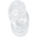 High-Quality Silicone Human Right Ear Model for Ear Sewing Practice - Waterproof Transparent Large Base - Buy Online on SooperMarket.com