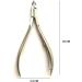 Stainless Steel Cuticle Nail Nippers - Quality Manicure Pedicure Tool - Buy Online on SooperMarket.com