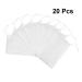 Healifty 20Pcs Exfoliating Mesh Soap Saver Bags - Handmade Bubble Foam Net for Longer-Lasting Soap | White - Buy Online on SooperMarket.com