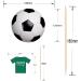 Saudi Arabia Football Party Food & Cupcakes Picks Decorations Toppers World Cup 2022 (pack of 14) - Buy Online on SooperMarket.com