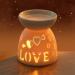 Solomi Fragrance Lamp Love - Ceramic Candle Holder & Essence Oil Burner | International Shipping - Buy Online on SooperMarket.com