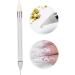Nail Art Dotting Pen Stable And Durable Stylish And Beautiful Nail Dotting Pen for Home Beauty Salon(White crayon) - Buy Online on SooperMarket.com
