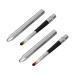 2pcs Ergonomic Lip Brush Set Retractable & Easy Clean Aluminium Lipstick Brushes for Perfect Application - Buy Online on SooperMarket.com