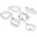 IMIKEYA 18 Pcs 430 Dessert Molds DIY Baking Molds Cake Mold Fondant Mold Cookie Stainless Steel mediumx3pcs Silverx3pcs - Buy Online on SooperMarket.com