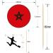 Morocco Football Silhouette Flag Mix Party Food & Cupcakes Picks Decorations Toppers (pack of 14) - Buy Online on SooperMarket.com