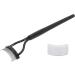 Verdant Touch Eyelash Brush Stainless Steel Eyelash Comb Curved Design Separate Cover Black Straight HandleBeauty Care - Buy Online on SooperMarket.com