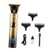 Mikinona Hair Cutting Trimmer 1 Set Hair Clipper Cordless Hair Trimmer Hair Cutting Tool Trimmer Electric Barber Hair Grooming Clipper Nose Hair Scissors Digital Display Man Titanium Alloy