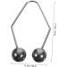BELLIFFY 1 Pair Dimple Trainer Cheeks Clip Dimples Trainer for Cheeks Metal Dimples Exerciser Facial Tool Face Dimples Exerciser Dimples Maker for Face Cheeks Face Exerciser Cheeks Balls 4.30X2.50X0.80CM Black - Buy Online on SooperMarket.com