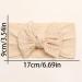 JSGHGDF Bow Hair Bands Elastic Headwear for Girl Autumn Winter Headbands Head Wraps Hairbands Hair Accessories Photography Props Deep Pink - Buy Online on SooperMarket.com