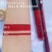 Matte Ruby Red Lip Liner and Lipstick Set | Waterproof 24H Matte Liquid Lipstick with Lip Liner | Long-Lasting Kit for Gorgeous Lips - Buy Online on SooperMarket.com