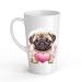 White Ceramic Baby Carlin Mug - Large 483 ml Perfect for Hot Chocolate or Milk Fun and Easy to Use