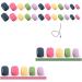 Closer 1Set Rainbow Jumping Colours False Nails Wearable Press on Nails Full Cover Nail Tips - Buy Online on SooperMarket.com