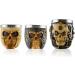 Skull Foam Bowl Stainless Steel Shaving Bowl Foaming Soap Bowl Men's Facial Cleansing Skull Beard Soap Foam Bowl Facial Hair Beard Brush Mug Skull - Buy Online on SooperMarket.com