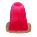 Buy SHIYID Hot Pink Lace Front Synthetic Wig | Heat Resistant Short Wig for Black Women & Drag Queens - Natural Hairline - Buy Online on SooperMarket.com