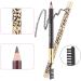 Baluue 2pcs Eeyebrow Pen with Brush Eyebrow Definer Pencil Eyebrow Makeup Long Lasting Waterproof Dark Coffee 3# 1 count (Pack of 1) Dark Coffee 3 - Buy Online on SooperMarket.com