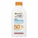 Garnier Ambre Solaire Kids Sensitive Sun Protection Lotion SPF 50+ 200ml Very High Protection Sunscreen Against UVA & UVB Moisturising Water Resistant Sun Cream For Face & Body 3 star UVA Protection