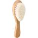 Organic Wooden Baby Hair Comb with Natural Goat Bristles - Gentle Head Massage and Grooming Handle | Ideal Baby Registry Gift - Buy Online on SooperMarket.com