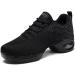 Buy Jazz Shoes for Women - Lace Up Dance Sneakers with Split Sole & Air Cushion - Modern Platform Shoes - Size 37 EU - Black - Buy Online on SooperMarket.com