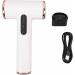 Cordless Hair Dryer USB C Rechargeable Blow Dryer 3 Heat and Wind Settings Professional Portable Blow Dryer High Speed Hair Dryer with Nozzle for Home Travel Salon - Buy Online on SooperMarket.com
