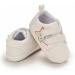 Cheerful Mario Baby First Walking Shoes - Soft PU Leather Anti-Slip Prewalkers for 3-6 Months - White Star Design - Buy Online on SooperMarket.com
