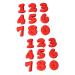 MAGICLULU Silicone Ice Cream Mold 18 Pcs Celebrity 3D Chocolate Mold Silicone Letter Molds mediumx2pcs