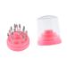 POPETPOP 1pc 48 Nails Drill Bits Nail Drill Bit Organizer Nail Bit Organizer Nail Bit Holder Container Nail Grinding Head Storage Display Holder Stand Nail Drill Bit Holder Written Manicure Size 1 Pink