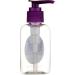 LP-3 3 Oz Locking Lotion Bottle - Assorted Colors for Travel & Home Use | International Shipping Available - Buy Online on SooperMarket.com