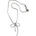 Oralgos Elegant Fashion Necklace - Stylish Snake Bone Choker with Loop Trailer for a Cool Collarbone Look - International Shipping - Buy Online on SooperMarket.com