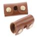 MusiSaly 2 pieces men razor razor shaver shaver shavering razor shell shell razor razor razor razor leather case brown 8.5x4.5cm