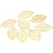 200 pcs Leaves India Hanging Leaf Headwear Tree Flatback Making Bracelet Craft for DIY Bride Silver 2*3.4cmx3pcs Goldenx3pcs - Buy Online on SooperMarket.com
