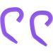 5 Pairs of Soft Silicone Ear Hooks for Masks | Comfortable Ear Protection & Cover Ropes | Purple Face Mask Accessories - Buy Online on SooperMarket.com