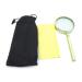 65mm 30X Handheld Glass Shatterproof Reading Magnifier for Seniors and Kid Lens Metal Handle Handheld Glass 30x