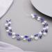 Chargances Blue Crystal Rhinestone Headband - Bridal Prom Hair Accessory for Women & Girls - Buy Online on SooperMarket.com