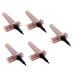 Healeved 5pcs Eyeliner Liquid Liner Black Eye Liner Pencils Eyelash Glue Pen Eye Makeup Pink Skinned