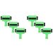 6 Pcs Dye Cream Extruder Toothpaste Tube Squeezer Toothpaste Dispenser Holder Cosmetic Squeezer Tool