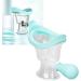 Eye Wash Cup Silicone Eye Wash Cleaner Kit Squeeze Eye Cleaning Cup Tool for Soothing Tired Eyes Clean Makeup Residue (Blue) - Buy Online on SooperMarket.com