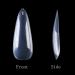 AORAEM Clear Long Stiletto False Nails - 500Pcs Full Cover Artificial Nail Tips in 10 Sizes for Nail Salon - Buy Online on SooperMarket.com