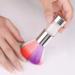 Colorful Acrylic Nail Brush Cleaner - Dust Removal Tool for Nail Art - Silver Makeup Brush - Buy Online on SooperMarket.com