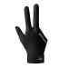 Furryvl Billard glove 3-finger gloves breathable billiard gloves billiard gloves slip-resistant and breathable pool tauste gloves unisex stretchy for billiard access black right hand