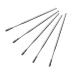 KALLORY 5pcs Ear Wax Scoop Ear Cleaner Limpiador De Oidos Kit De Limpieza De Oidos Spring Tool Ear Cleaners Pickup Ear Spoon Earpiece to Rotate Scratch Silver Wax Remover Cleaning Tools