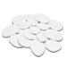 Kalapanta-decoration stones made of recycled plastic for vases painting aquariums house garden (size L 5-8 cm about 95 pieces white) 5-8 cm |About 95 pieces white