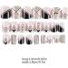 Dajidafu 1 Set No Glue Nails Medium Length Files Square Style Matte Stick Full Cover Art Decals Beauty Tool DIY Decorations Five - Buy Online on SooperMarket.com