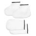 minkissy 2 Pairs Hand and Foot Mask Foot Calluses Remover Wax Tools Wax Liner for Hands Paraffin Wax Bath Gloves Paraffin Wax for Hands Thickened Gloves White Knitted Fabric Boots Manicure