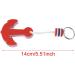 ZRM&E 2pcs Anchor Floating Key Chains for Boats Fishing Sailing Water Sports (Orange Red) - Buy Online on SooperMarket.com