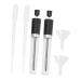 Healvian 2 Sets Makeup Kit Clear Mascara Empty Mascara Tube with Eyelash Wand Black