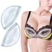 Silicone Chicken Cutlets Bra Inserts - Clear Breast Pads Chest Push Up & Firming Bust Enhancers Padding for Summer Bikini