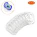 Transparent Silicone Button Rings - 10 Pack | Silicone Rings for Pacifier Chains & Mam NUK Pacifiers - Buy Online on SooperMarket.com