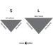 Lionet Paws Dog Bandana | Triangular Headscarf for Small Medium & Large Dogs | Stylish & Comfortable (Pack of 1) - Buy Online on SooperMarket.com