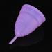 3 Colors 2PCs Reusable Menstrual Cup Set - Eco-Friendly Women's Hygiene Care (Purple) | Anti-Losing & Comfortable - Buy Online on SooperMarket.com
